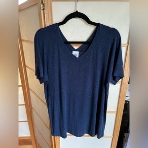 CAbi heather navy shirt